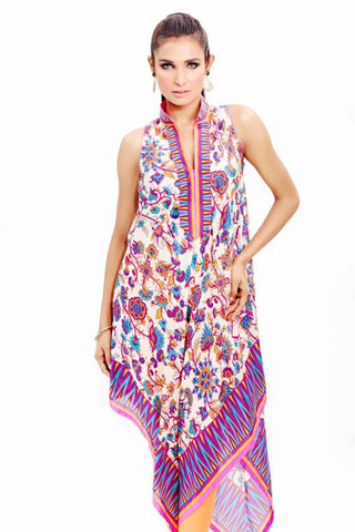 Umar Sayeed Silk Collection 2013 by Alkaram, Latest Silk Dresses