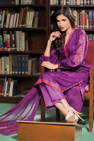 Spring Lawn Collection 2013 by Al Karam, Spring Collection 2013