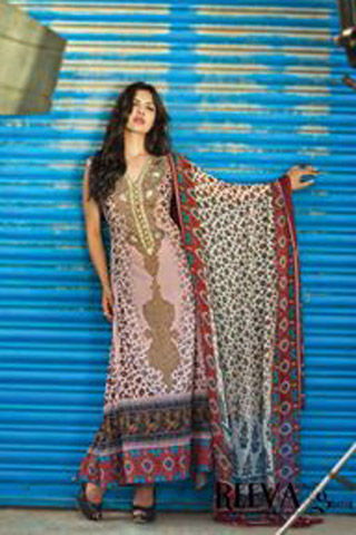 2013 Shariq Textiles Reeva Designer Embroidered Collection
