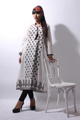 White on White Pret Collection 2013 by Khaadi, Latest Pret Collection