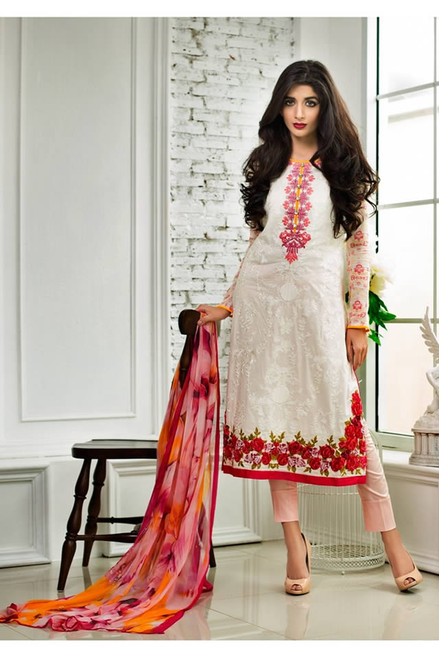 Signature Eid Lawn 2015 Al Zohaib Mahiymaan Dresses Collection Photo Gallery