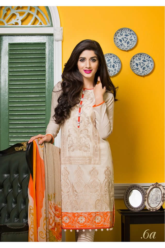 Signature Eid Lawn 2015 Al Zohaib Mahiymaan Casual Collection Pictures