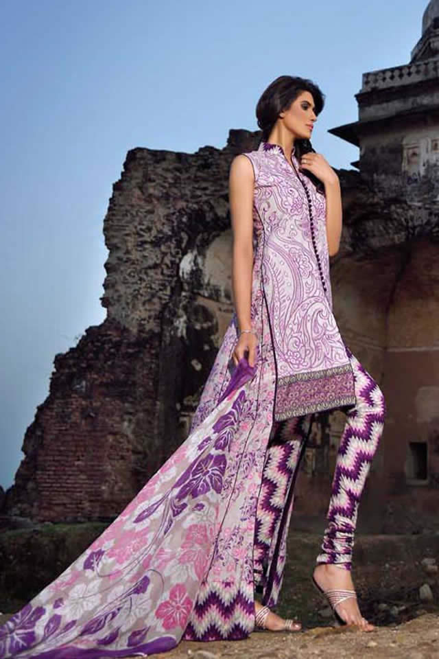 Latest Collection Lawn by Al-Zohaib Textiles 2015 Spring Summer