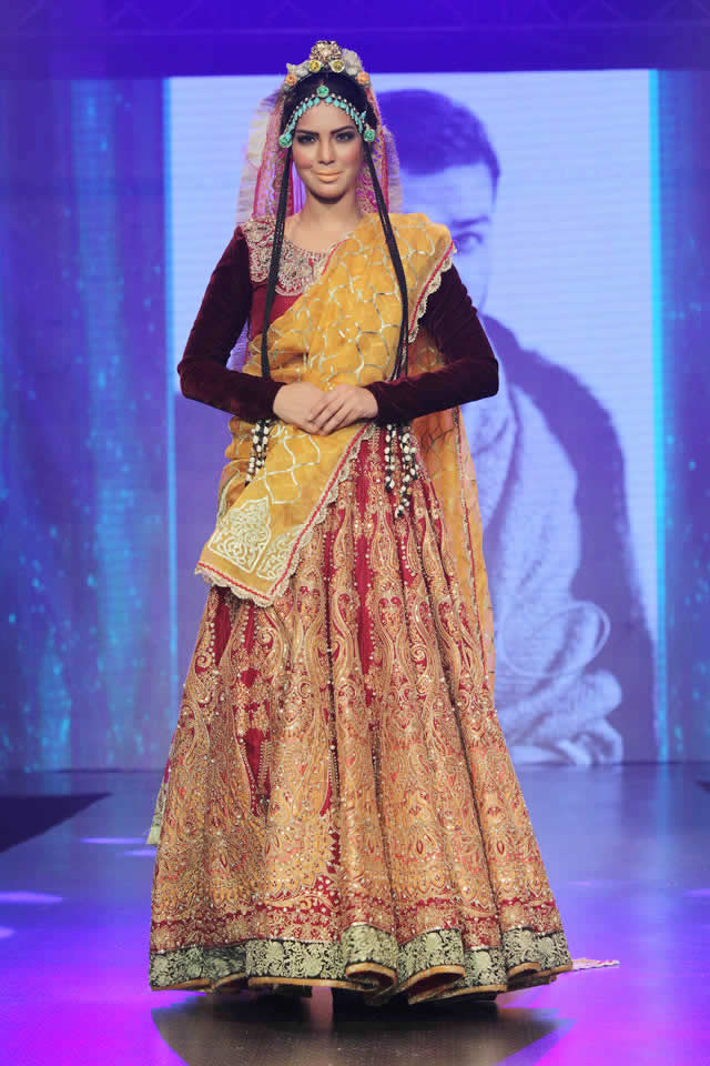 2015 Shaan-e-Pakistan Ali Xeeshan Fall/Winter Dresses Picture Gallery