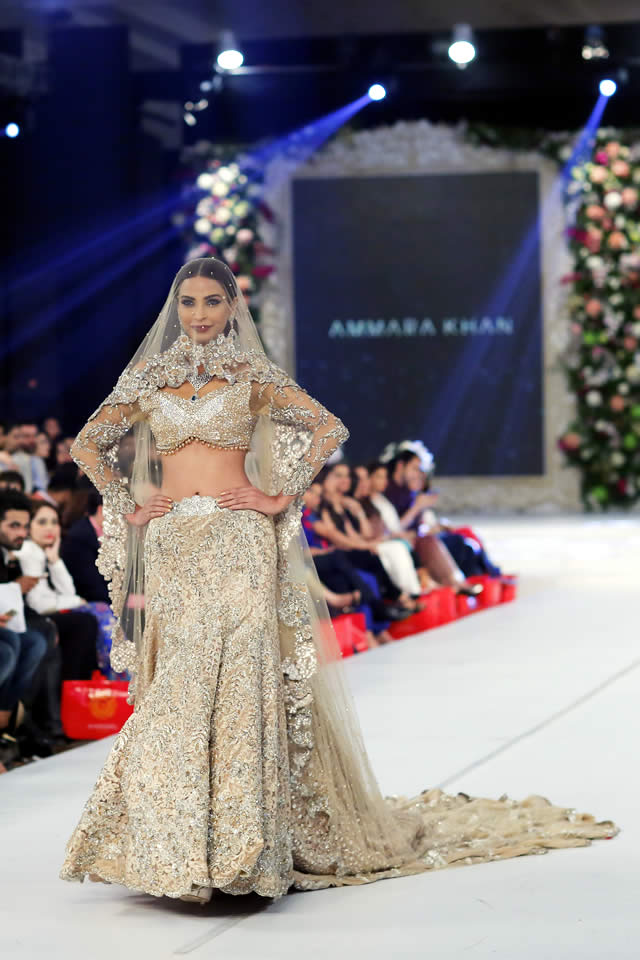 PFDC Loreal Paris Bridal Week 2015 Ammara Khan Collection Photos
