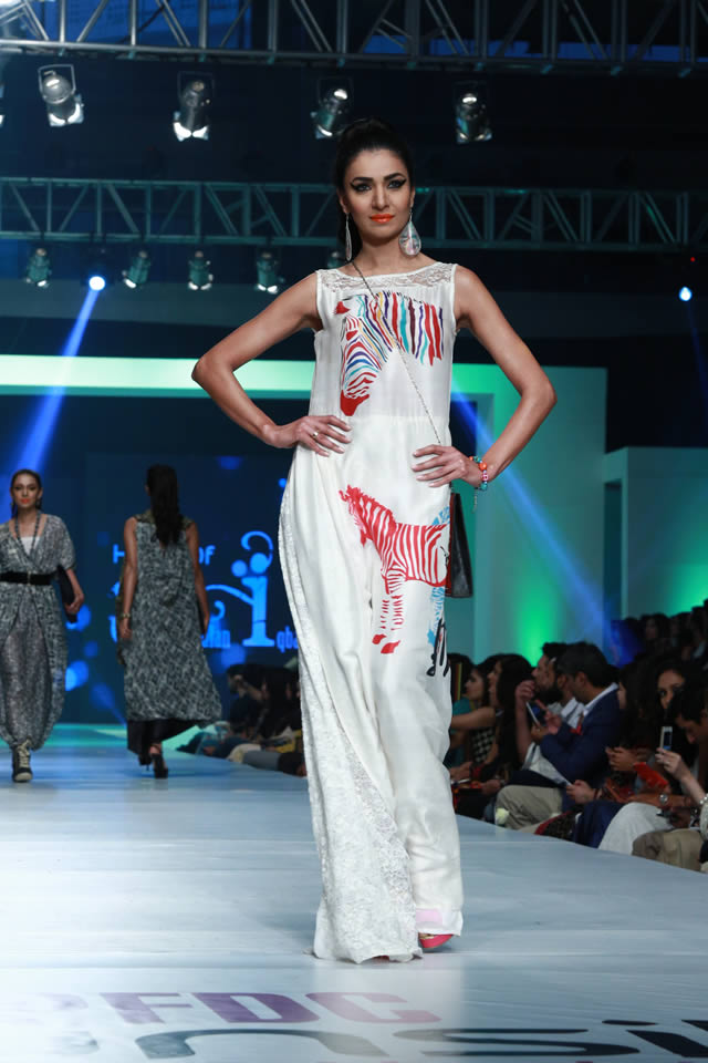 PFDC Sunsilk Fashion Week 2015 Arsalan Iqbal Summer Dresses