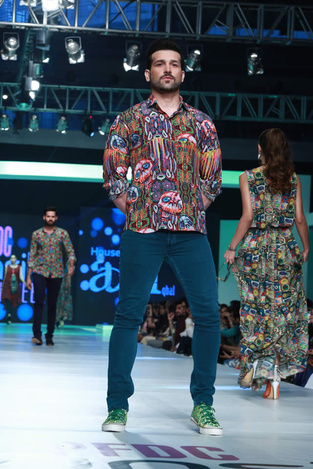 Designer Arsalan Iqbal Collection PFDC Sunsilk Fashion Week 2015