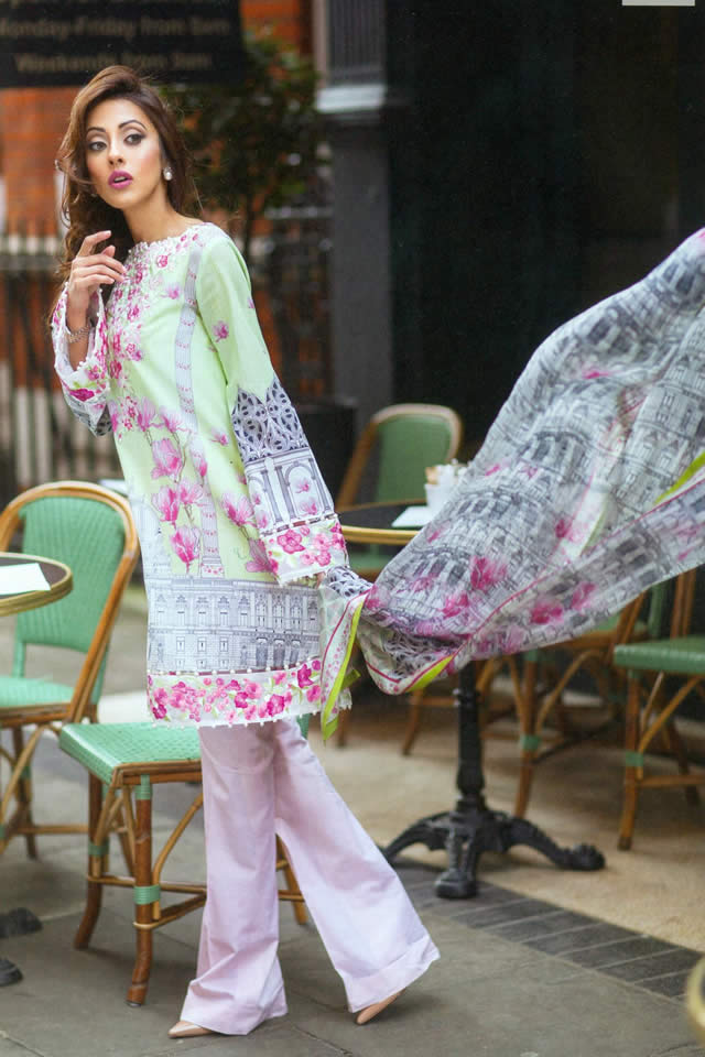 2015 Lawn Farah Talib Aziz Dresses