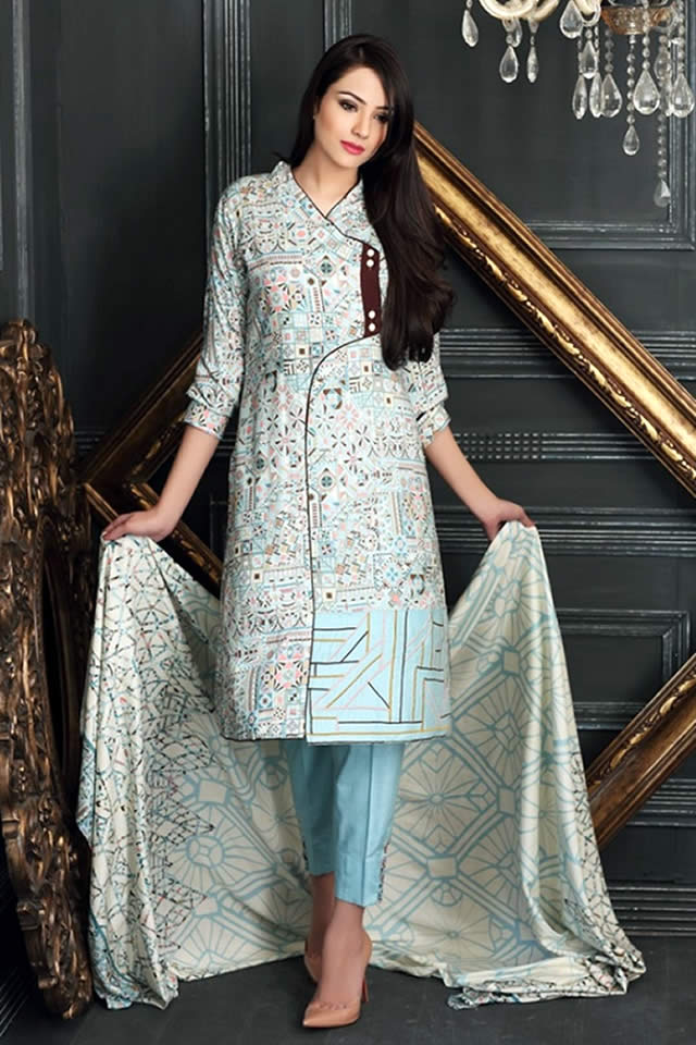 Firdous Winter Dresses collection 2015 Pictures