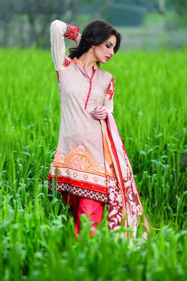 2015 Summer Lawn Gohar Textiles Collection Images