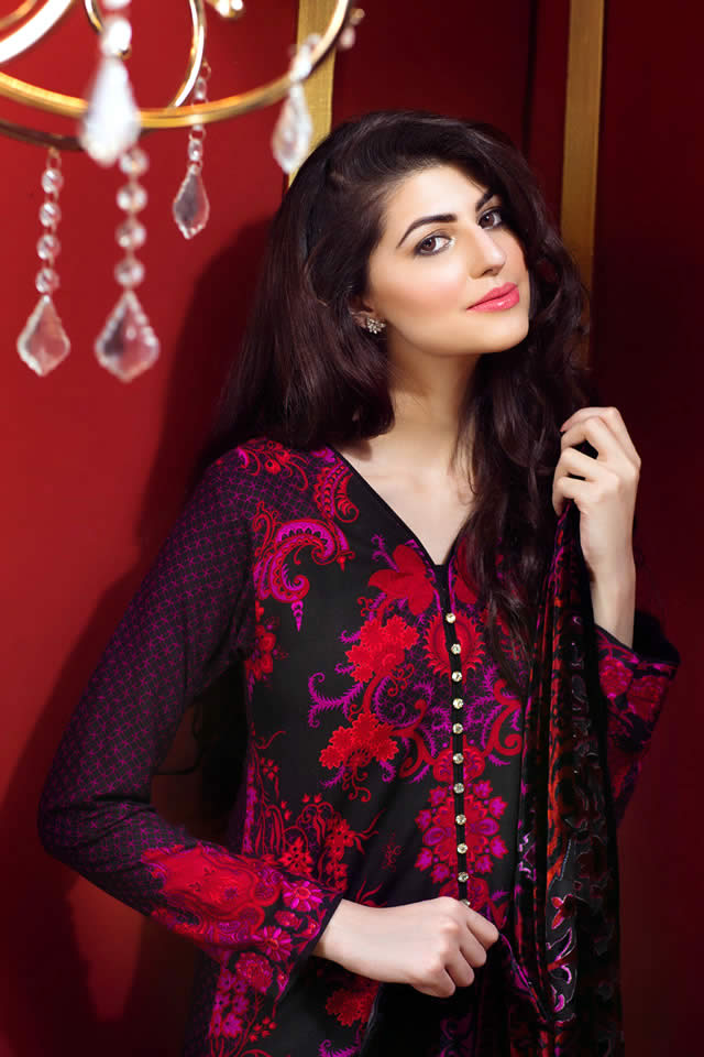 Gul Ahmed Winter Dresses collection 2015 Photos