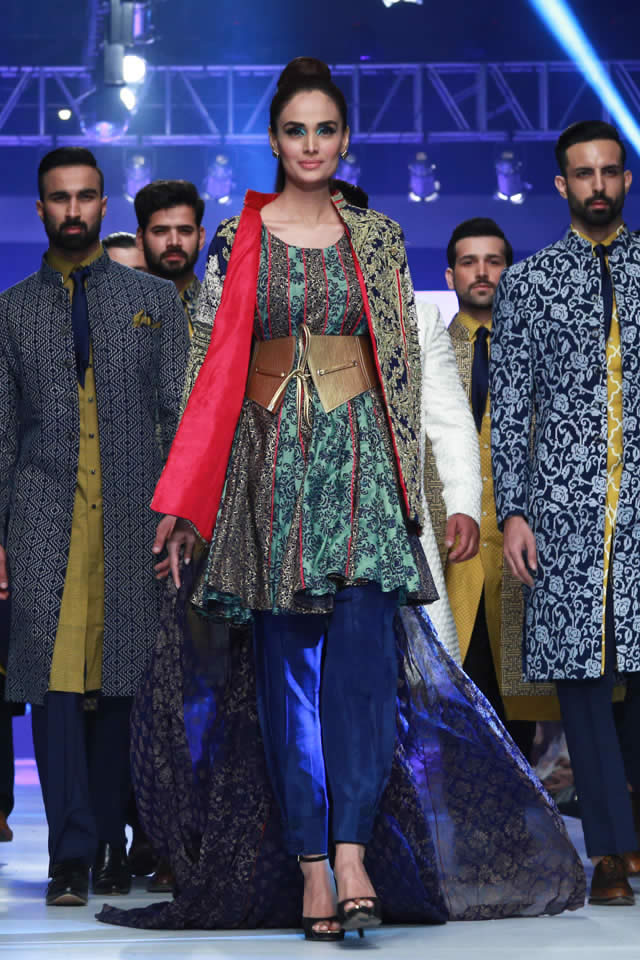 2015 Latest HSY PFDC Sunsilk Fashion Week INK Collection