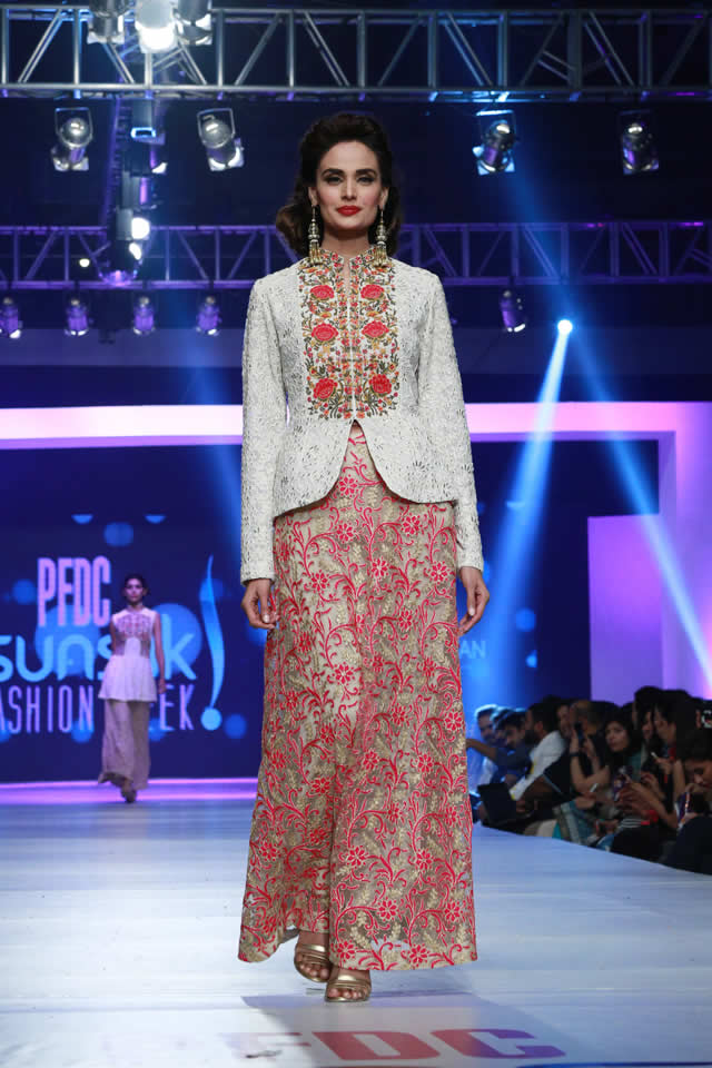 Huma and Amir Adnan PFDC Sunsilk Fashion Week Collection 2015