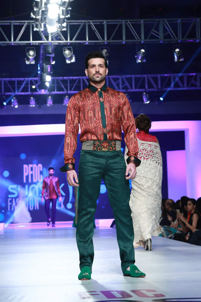 2015 PFDC Sunsilk Fashion Week Huma and Amir Adnan Collection Picture Gallery