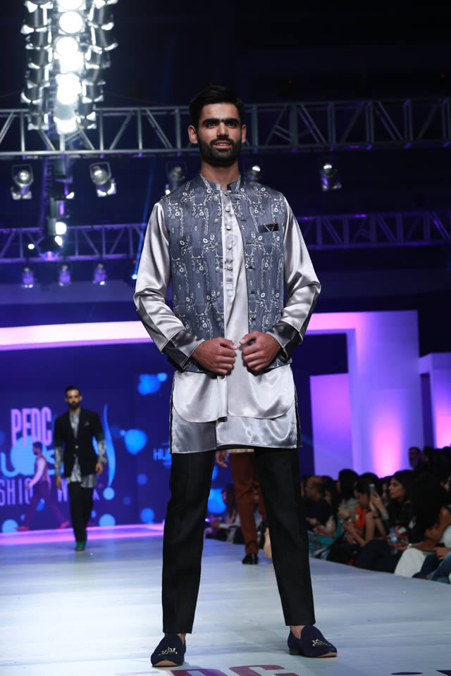 2015 PFDC Sunsilk Fashion Week Huma and Amir Adnan Dresses Pics