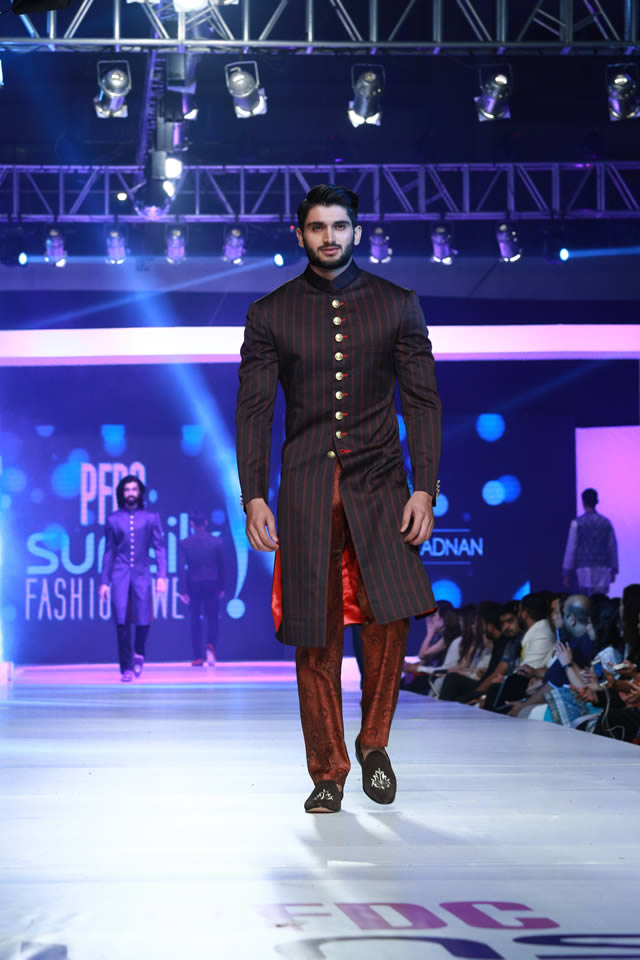 Huma and Amir Adnan PFDC Sunsilk Fashion Week collection 2015