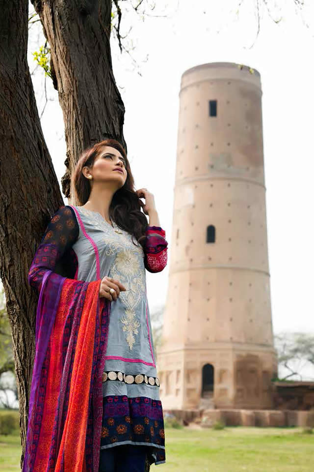 Ittehad Izabell Lawn 2015 collection Photo gallery