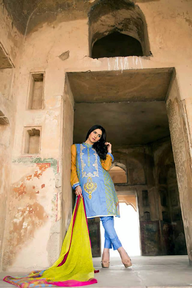 Designer Ittehad Izabell 2015 Lawn collection Pictures
