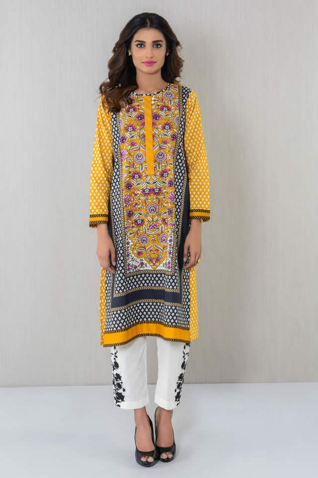 2016 Khaadi Kurtas Dresses collection