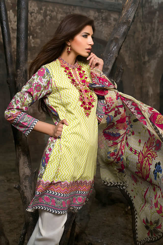 2015 Unstitched Khaadi Latest Collection