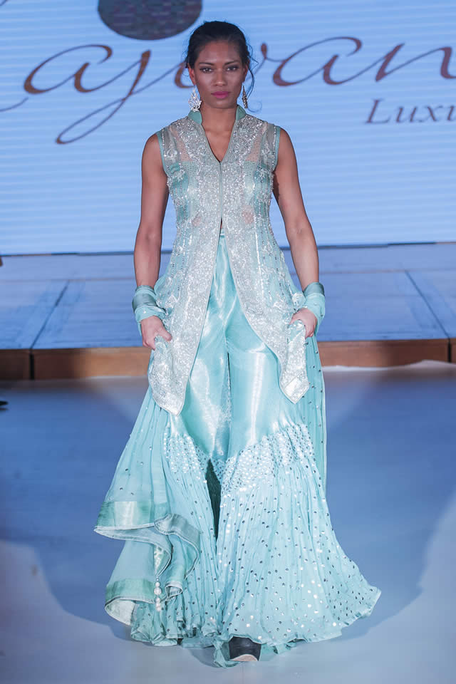 2015 Pakistan Fashion Week 8 London Lajwanti Dresses Gallery