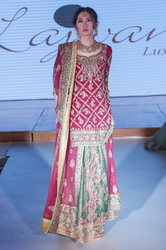 2015 Pakistan Fashion Week 8 London Lajwanti Collection Photo Gallery
