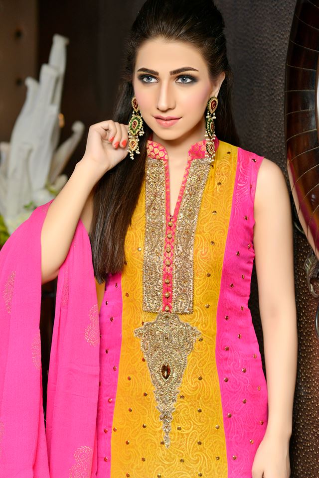 Lajwanti Collection Pakistani Eid Dresses 2015 Pics
