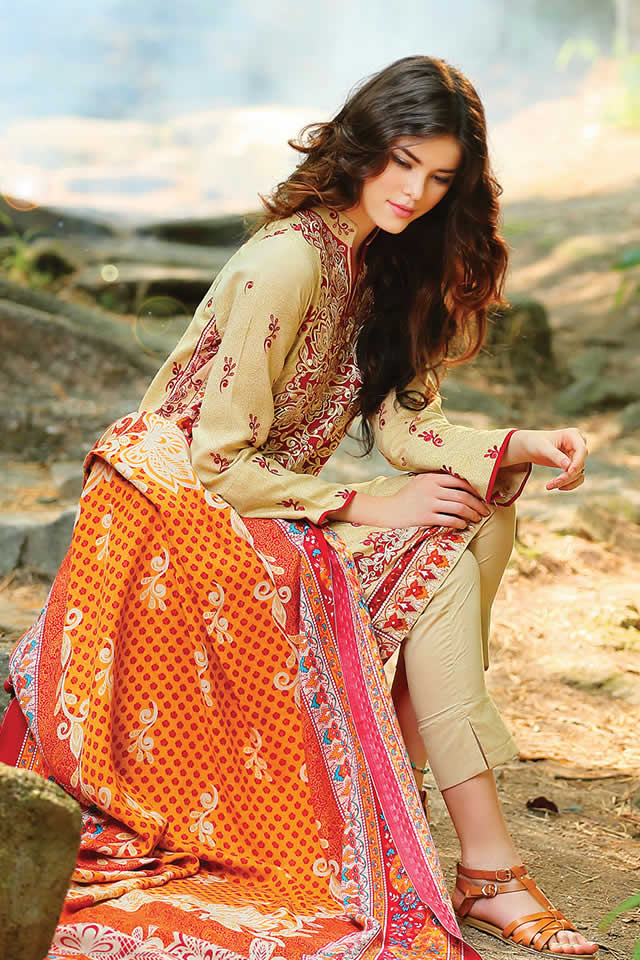 Lakhany Silk Mills Winter Shawl Collection 2015