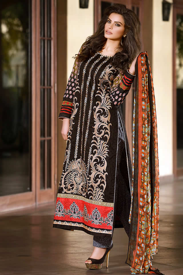 Lala Textiles Eid Dresses collection 2016 Photos