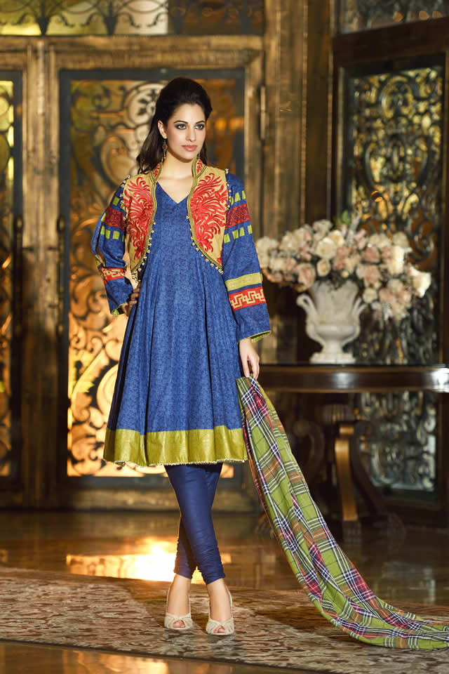 2015 Lala Textiles Winter Dresses collection Pics