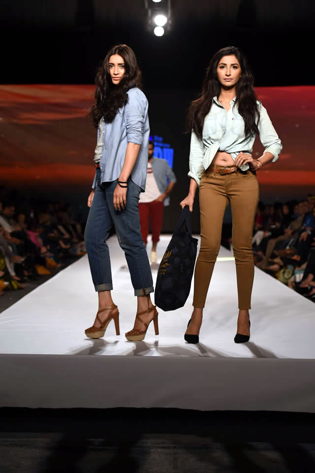 2015 Telenor Fashion Pakistan Week Levis Summer Jeans Picture Gallery