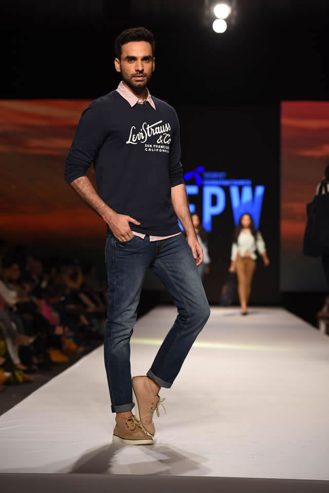 2015 Telenor Fashion Pakistan Week Levis Jeans Collection Photos