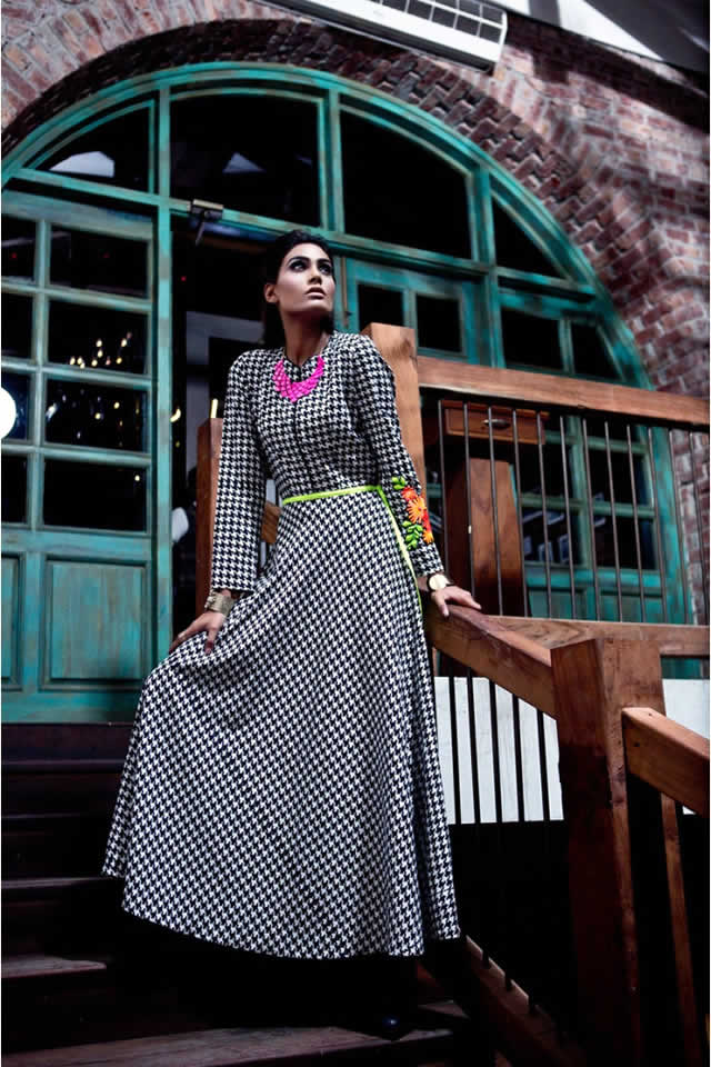 Maria B Winter Dresses collection 2015 Pictures