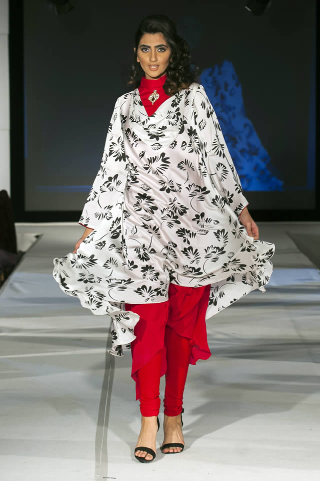 Pakistan Fashion Extravaganza London 2015 Madiha Gohar Collection