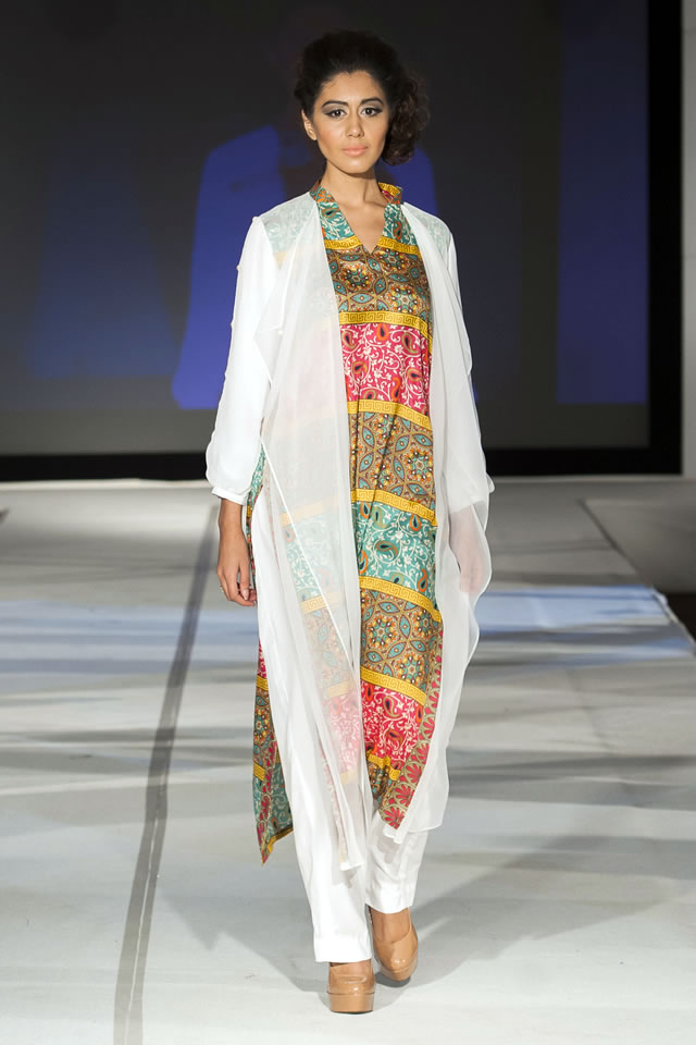 2015 Pakistan Fashion Extravaganza London Madiha Gohar Dresses Collection Photos