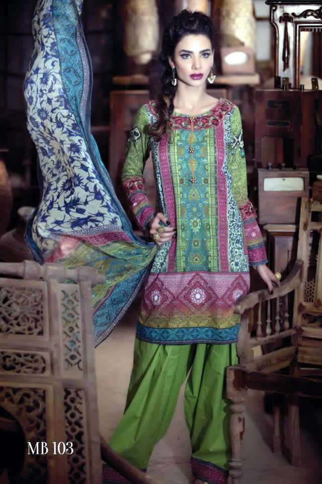 Summer Eid 2015 Maria B Dresses Picture Gallery