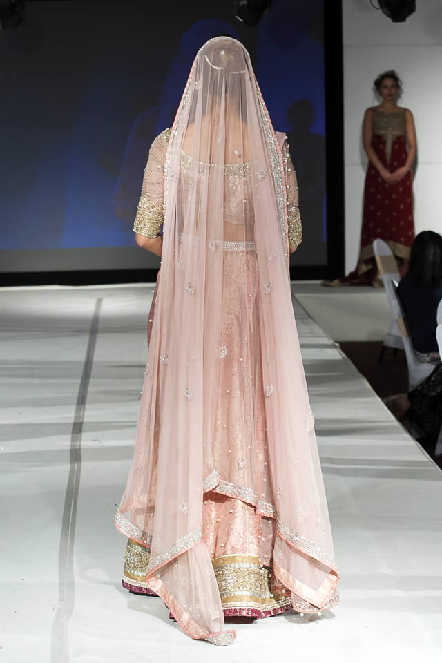 Pakistan Fashion Extravaganza London 2015 Mehdi Bridal Dresses Collection Photo Gallery