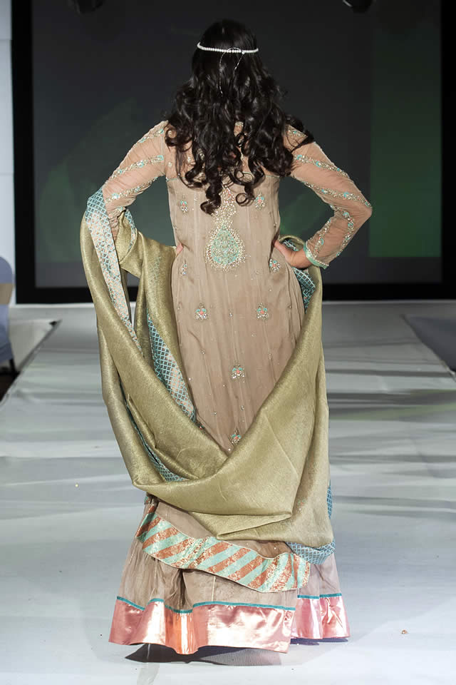 2015 Pakistan Fashion Extravaganza London Mehdi Bridal Dresses Gallery