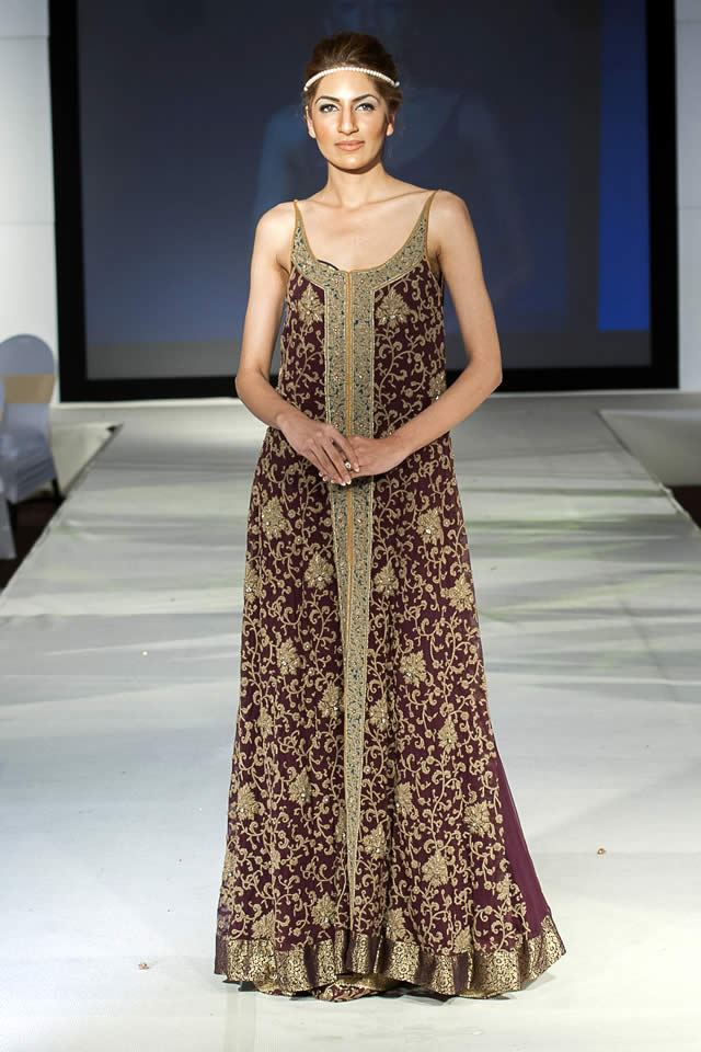 2015 Pakistan Fashion Extravaganza London Mehdi Bridal Dresses Collection Photos