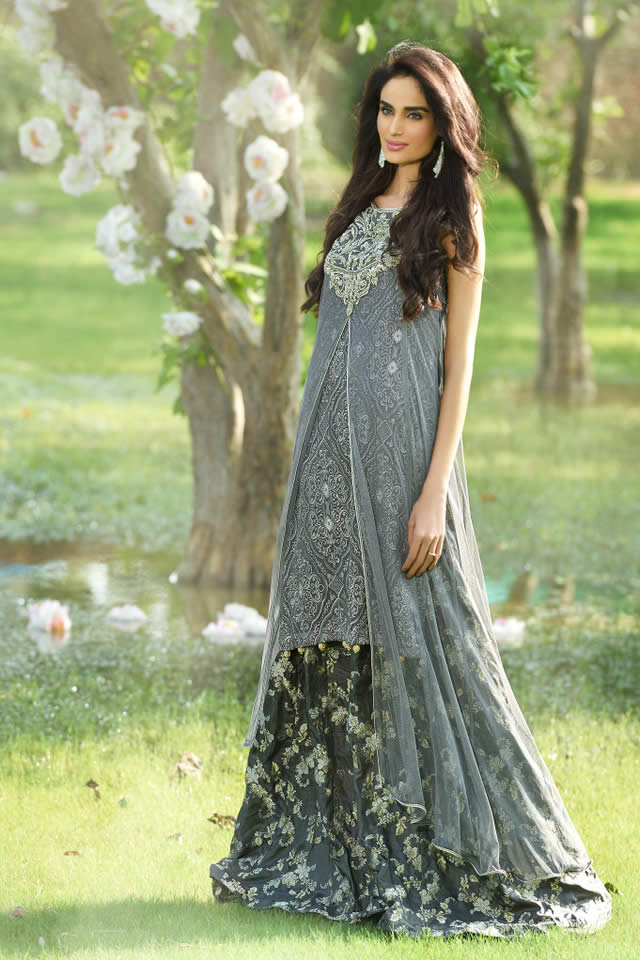 2015 Eid Luxury Pret Mehdi Dresses Collection Photos
