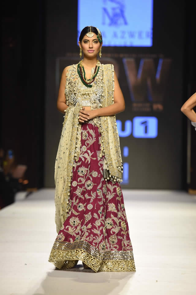 Fashion Pakistan Week WF 2015 Nida Azwer Latest Collection Images