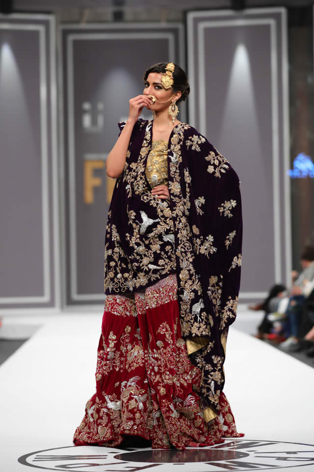 2016 Fashion Pakistan Week WF Nida Azwer Collection Photo Gallery