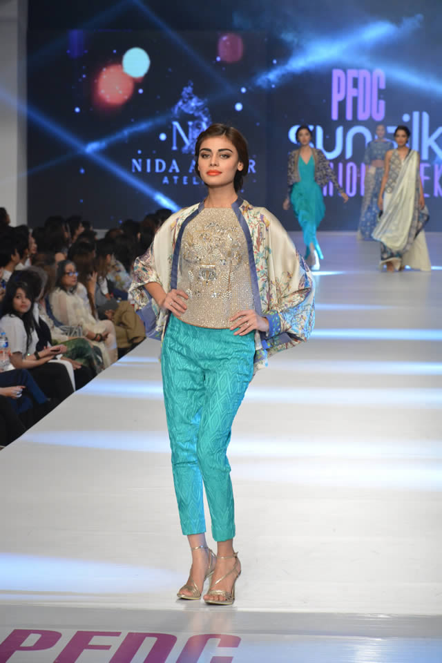 Nida Azwer PFDC Sunsilk Fashion Week 2015 collection picture gallery