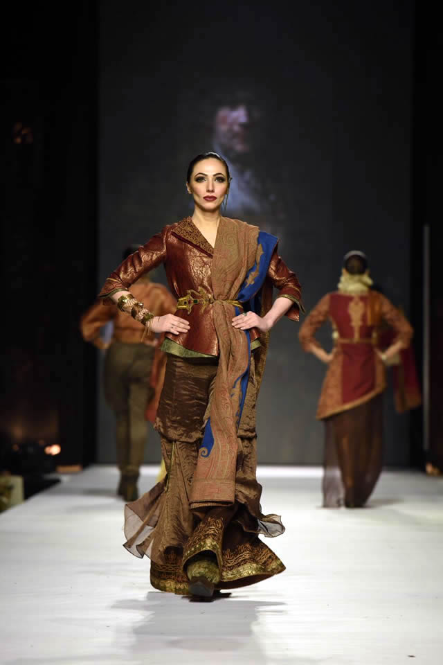 2015 Fashion Pakistan Week WF Nilofer Shahid Latest Dresses