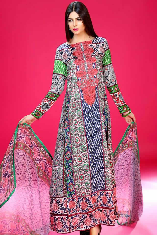 2015 Parsa Summer Eid Nimsay Dresses Collection Photos