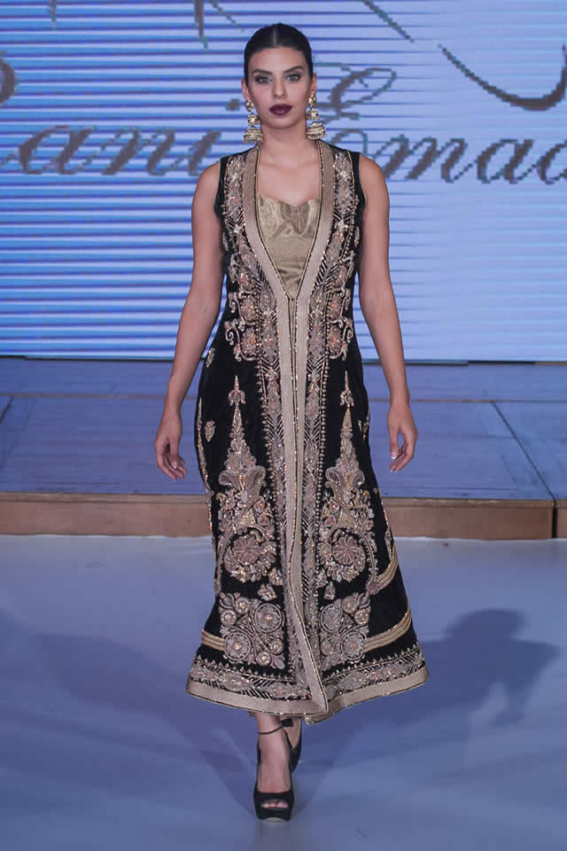 2015 Pakistan Fashion Week 8 London Rani Emaan Dresses Collection Photos