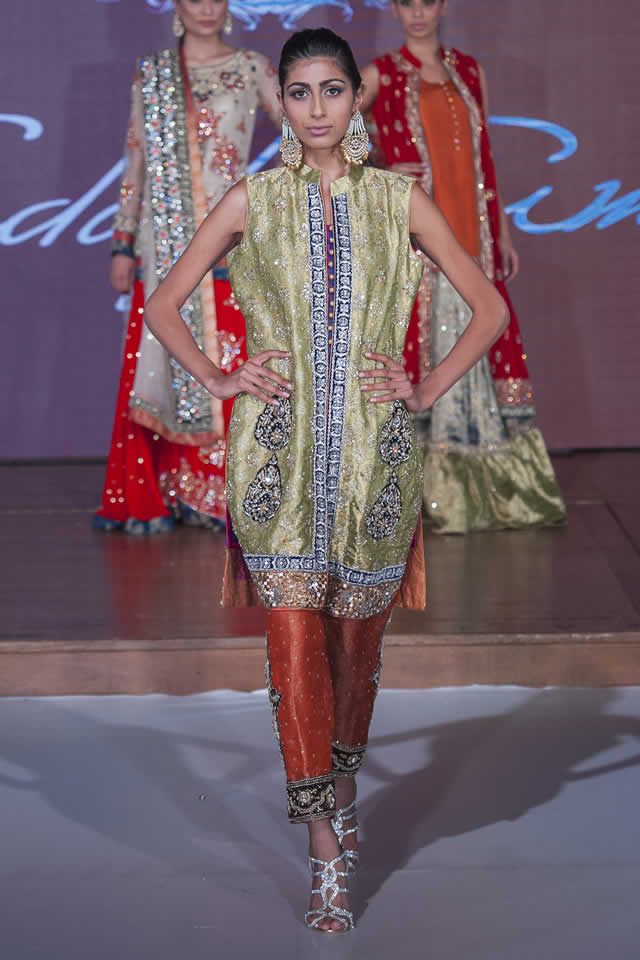 Sadaf Amir Dresses Pakistan Fashion Week 8 London 2015 Images