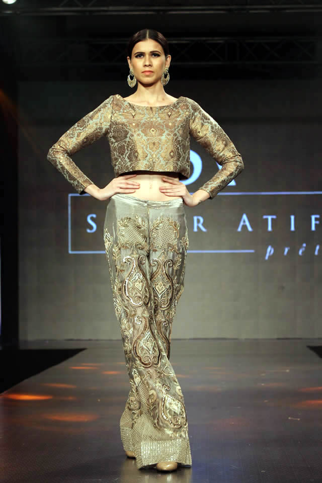 Sahar Atif Dresses Shaan-e-Pakistan Fashion Show 2015 Images