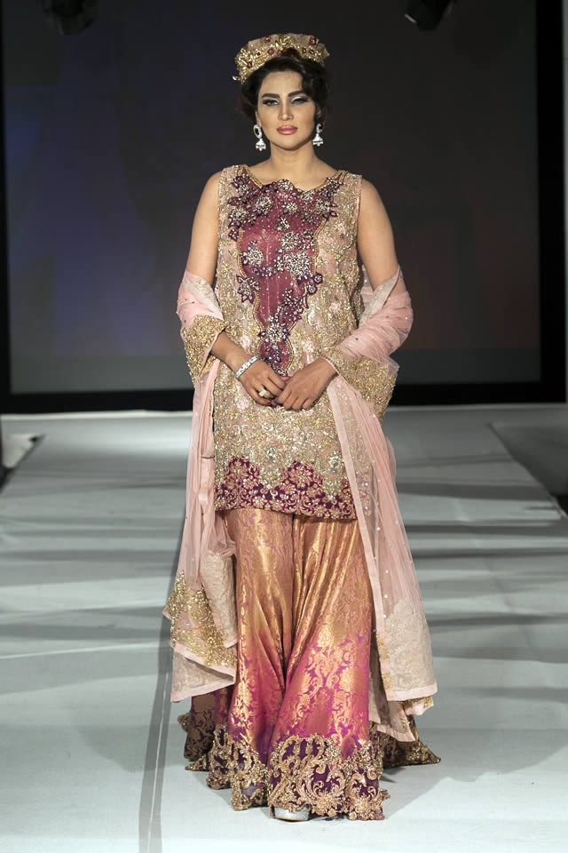 Saira Rizwan Collection Pakistan Fashion Extravaganza London 2015 Pics