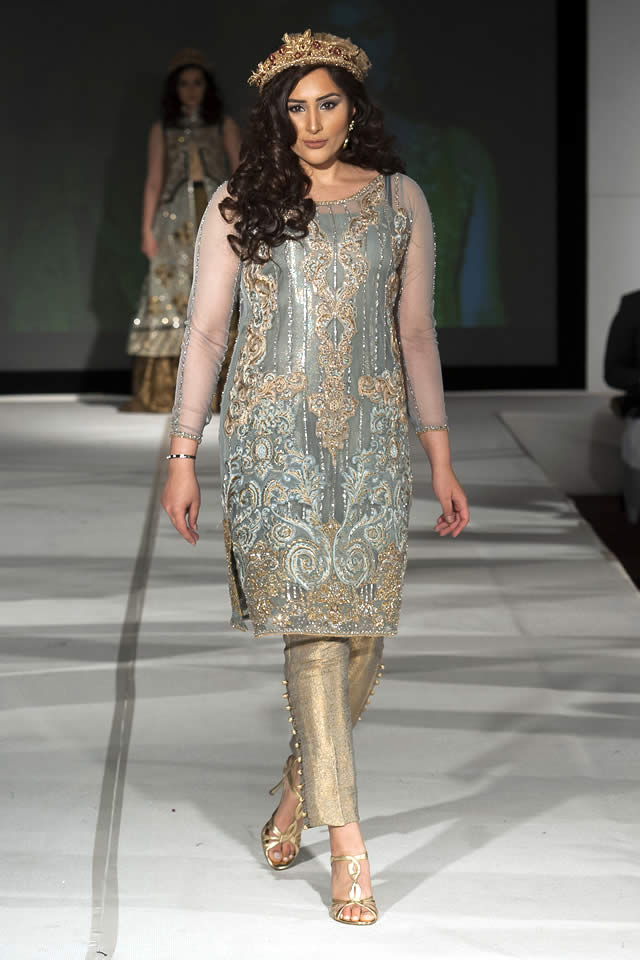Pakistan Fashion Extravaganza London 2015 Saira Rizwan Collection